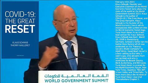 Klaus Schwab | "We Are Just Now Where We Move Into the EXPONENTIAL PHASE!!! Our Life In 10 Years from Now Will Be Completely Different. Who Masters Those Technologies Will Be the Master of the World." - Klaus Schwab