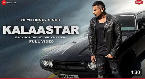 KALAASTAR - Full Video | Honey 3.0 | Yo Yo Honey Singh & Sonakshi Sinha | Zee Music Originals