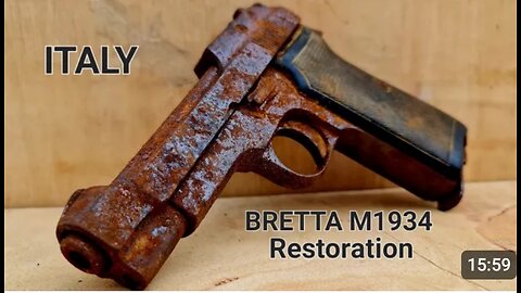 Restore Italian Bretta M1934 -Restoration video