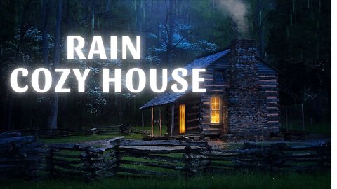 "Rain sounds for pleasure, relaxation and insomniacs: A cozy home in the forest for your soul"