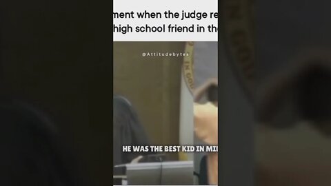 Judge recognized school friend in the dok #judge #viral #law #whatsappstatus