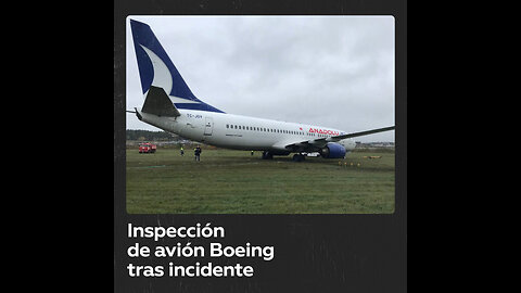 Someten al Boeing turco a inspección tras salirse de pista al aterrizar en Perm