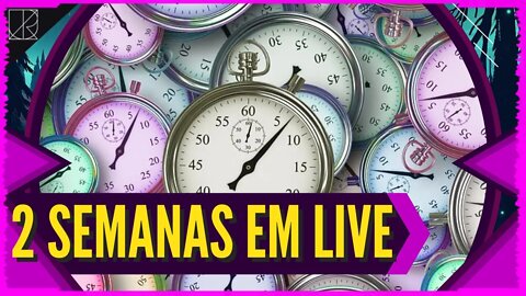 O STREAMER QUE FICOU 2 SEMANAS AO VIVO NA TWITCH, E A CADA SUB +20 SEGUNDOS DE DURAÇÃO DE LIVE