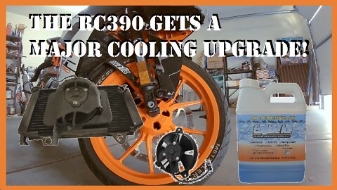 KTM RC390 Radiator Fan Upgrade Install and Radiator Flush Tutorial