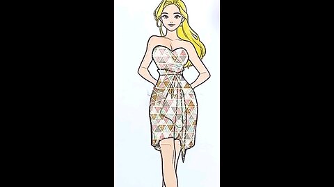 Designing With Washi Tapes #fashion #art #dress