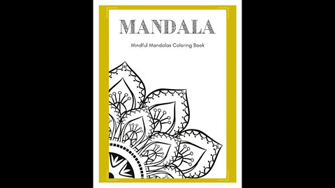 Mindfulness Mandala Coloring Book #mandala #coloring