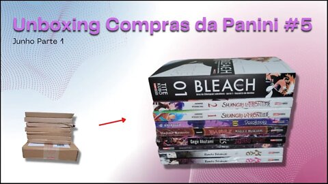 Unboxing Compras na Panini #5