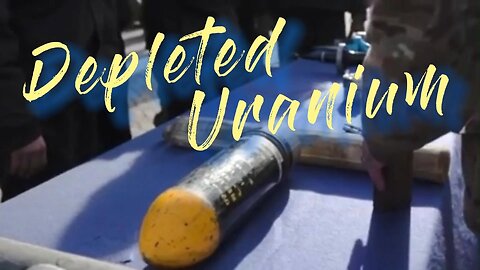 UK delivering Depleted Uranium shells to Ukraine.. smh. Dr. Vernon Coleman.