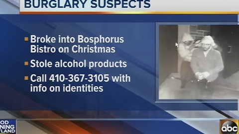 Thieves steal liquor from Bosphorus Bistro on Christmas Day