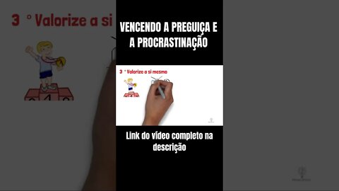 COMO VENCER A PREGUIÇA E A PROCRASTINAÇÃO #shorts