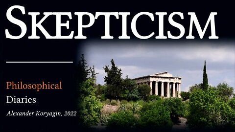 [draft] Skeptical Ruminations on the Ancient Greek Philosophy