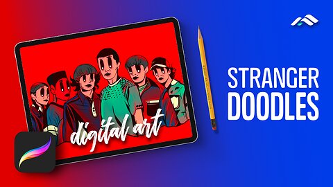 Art DOODLES STRANGER THINGS | Drawing #shorts #doodles #strangerthings