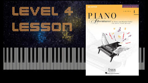 Bourée - Piano Adventures Level 4 - Lesson Book