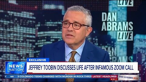 Jeffrey Toobin Has Something Important To 'Get Out'...