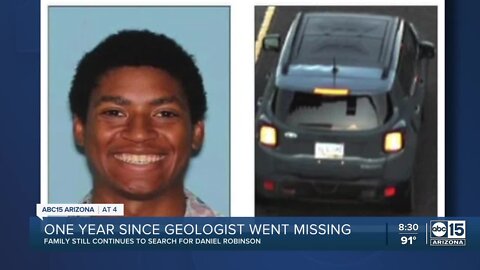 Family remains hopeful year after disappearance of geologist Daniel Robinson