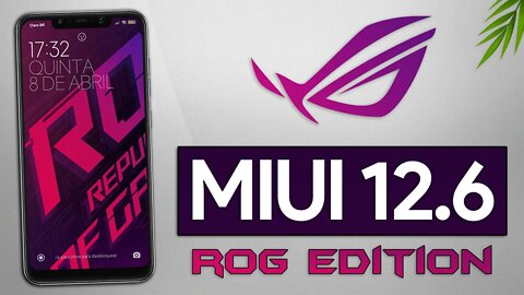 MIUI 12.6 ROG Edition com EXTREMA PERFORMANCE! | AbhiX ROG Edition miuiports | MIUI 12.6 21.4.1