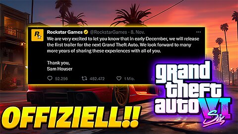 ENDLICH OFFIZIELL: GTA 6 TRAILER IM DEZEMBER😨🔥