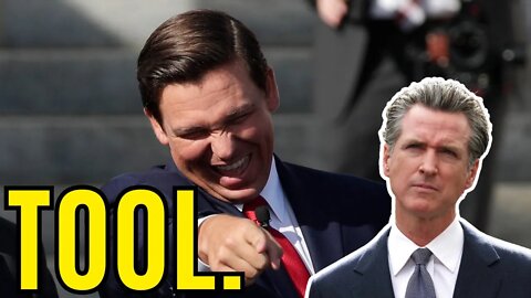 Ron DeSantis CRUSHES Gavin Newsom after Running Hit AD on Florida Governor!