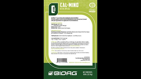 BioAg 719770 Nutrient, 1 Quart