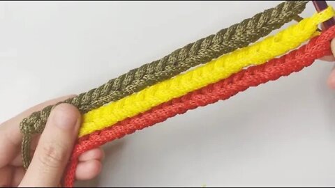 🧶How to crochet cord from t-shirt yarn