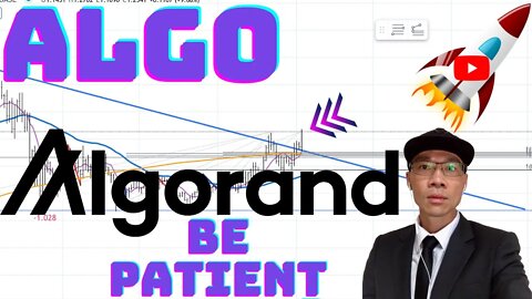 Algorand ALGO - Buyers Stepping In, Price Above Trend Line. Wait for NEXT Pullback Before Adding! 🙏