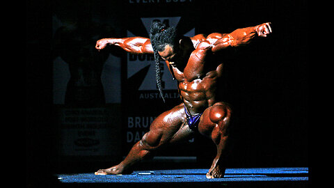 Kai Greene Guest Posing at the 2015 NPC Victor Martinez Legends Championships