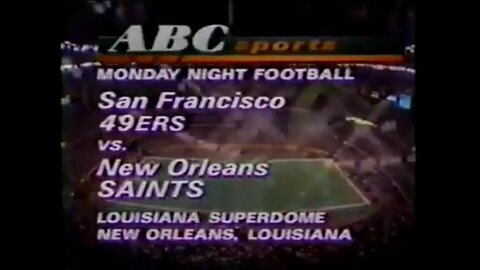 1990-09-10 San Francisco 49ers vs New Orleans Saints