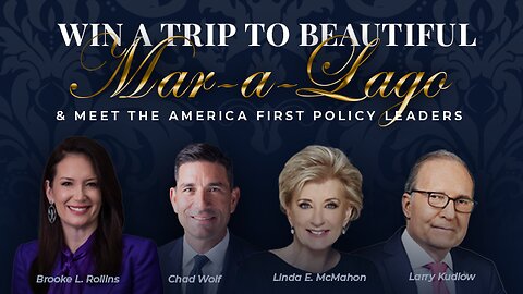 Want to dine with Pres. Trump's former cabinet members, other America First Patriots at Mar-a-Lago?