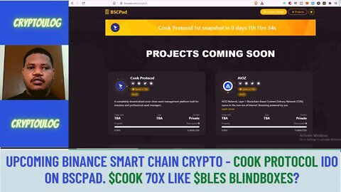 Upcoming Binance Smart Chain Crypto - Cook Protocol IDO On BSCPAD. $COOK 70X Like $BLES Blindboxes?