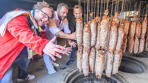 Most UNIQUE Street Food in Turkey UNDERGROUND Kokorec FACTORY + Street Food Tour of Istanbul!!!