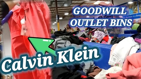 Thrift with me at Goodwill Outlet BINS* Great Items* Calvin Klein, Nike, and more!