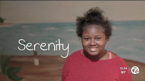 13-year-old Serenity dreams of being a nurse one day