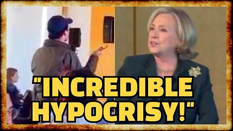 Hillary Gets HEATED When CONFRONTED by Peace Activist