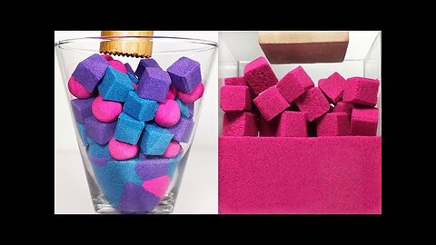 Very Satisfying and Relaxing Compilation 159 Kinetic Sand ASMR