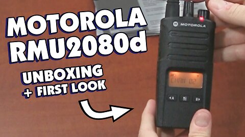 Motorola RMU2080d Unboxing and First Look