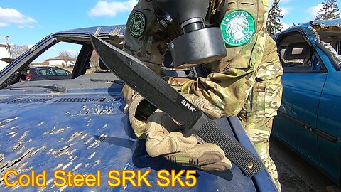 COLD STEEL SRK - SK5 STEEL - DESTRUCTION TEST