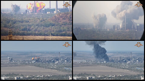 Avdiivka: Russian UMPK FAB-500 glide bombs hits Coke and Chemical Plant