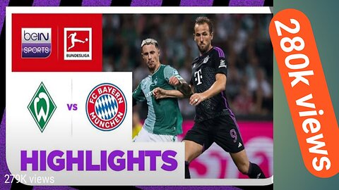 Werder bremen 0/4 bayern munich || bundesliga 23/24 match highlights || football || #football match