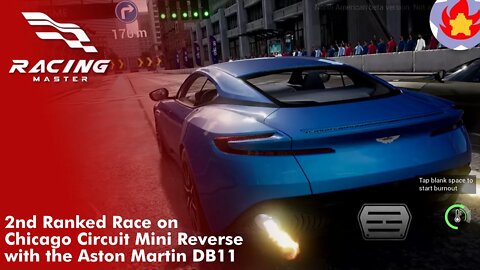 2nd Ranked Race on Chicago Circuit Mini Reverse with the Aston Martin DB11 | Racing Master