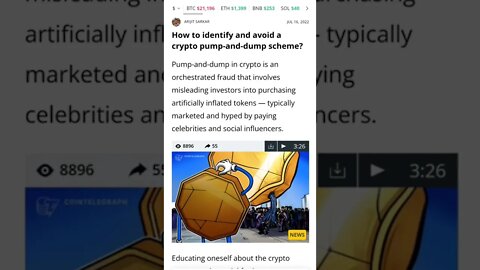 How to Identify and Avoid a Crypto Pump-and-Dump Scheme? #cryptomash #cryptomashnews #cryptonews