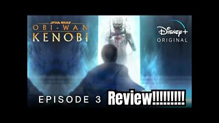 OBI-WAN KENOBI Episode 3 Review & SPOILERS!!- VADER VS OBI-WAN?!? 😱💯🤯🤕🍿☠️👌 #starwars