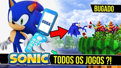 Todos os Jogos do Sonic para Celular #shorts