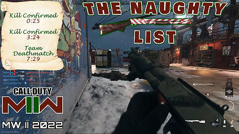 PS5 | The Naughty List - Holiday Shipment Map Playlist | Call of Duty: Modern Warfare II, COD MW2 MP