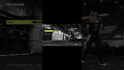 How To Make Drew Brees Madden 23 #shorts