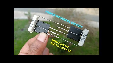 DIY POWER INVERTER USING 2SC5200 TRANSISTORS & 91 OHM 5W RESISTORS