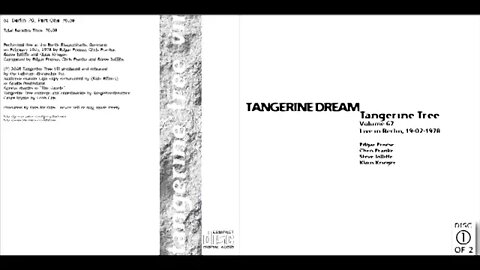 Tangerine Tree Volume 67: Berlin 1978 Tangerine Dream