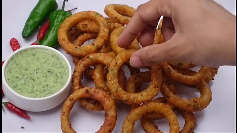 Crispy potato rings/potato snacks #potatoes #snacks #foodideas #cooking