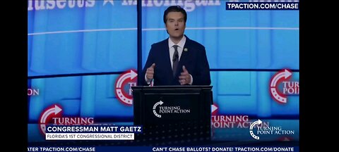 Congressman Matt Gaetz At The People's Convention In Detroit Michigan