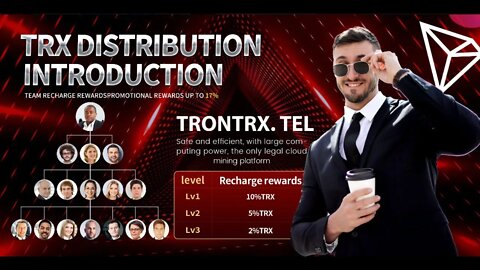 Tron Tel | Cloud Ming 2 meses pagando 2.5% à 8% ao dia e você ganha 1000 TRX de bônus no cadastro.