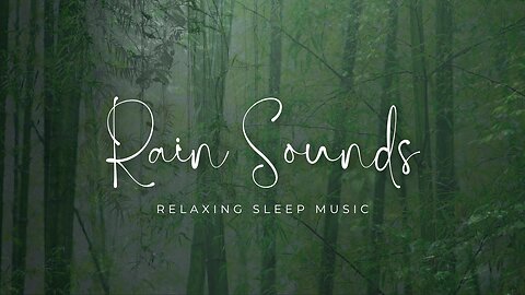 Relaxing Rain sound for Study-sleep-meditation | Instant Calm | Nature sound